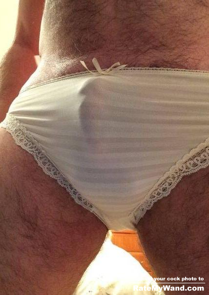 White panty cock bulge - Rate My Wand
