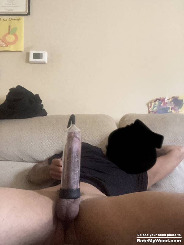 Early morning pumpin my huge dick - Rate My Wand