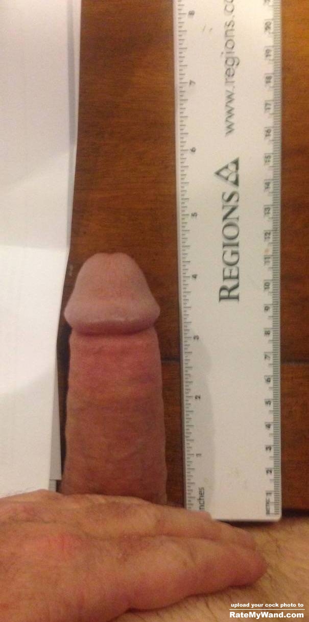 Fully hard. Kik me at nvycoolguy if you want to humilate my tiny pathetic little cock - Rate My Wand