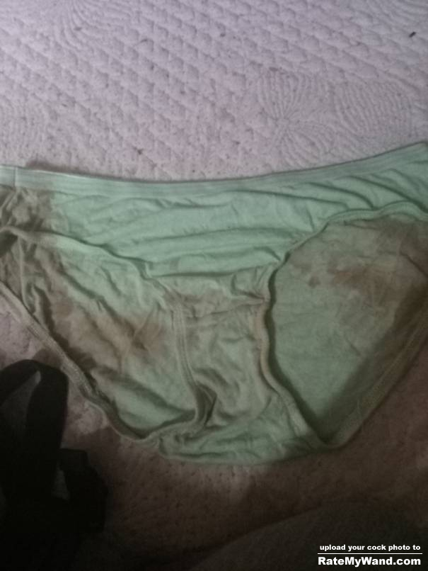 Gotta love green cotton panties - Rate My Wand