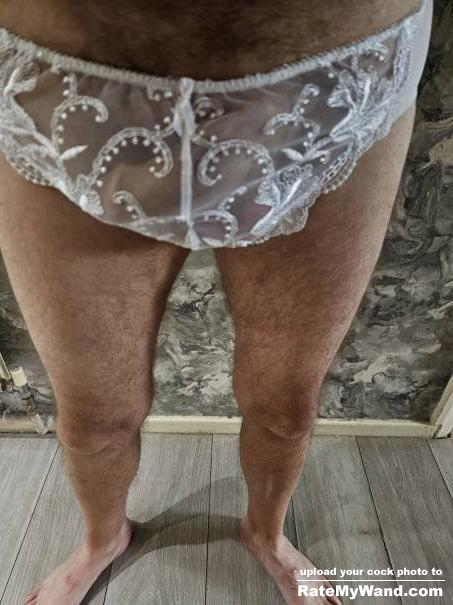 Tried the mrs knickerson Liked the feel of lace on my cock - Rate My Wand