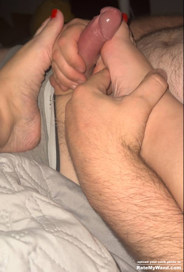 Love cum all over my tiny feet who else does - Rate My Wand