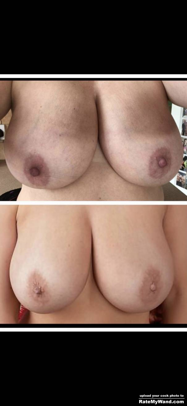 Who Has The Better Tits.  Top Or Bottom - Rate My Wand