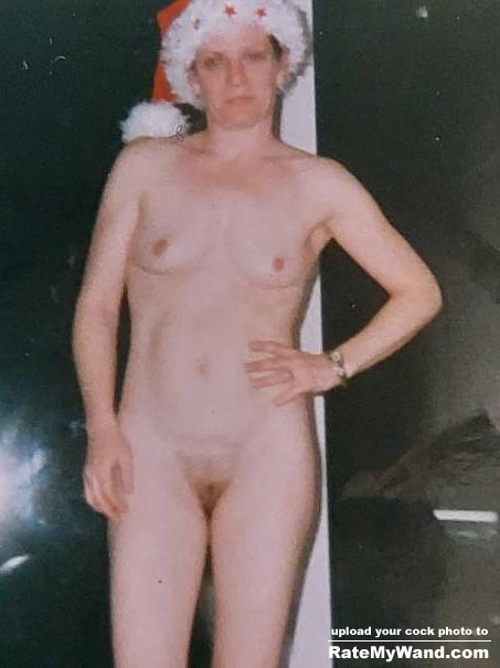 Vintage Pic when she lost at cards one Xmas and had to strip for me and my mate! Lol - Rate My Wand