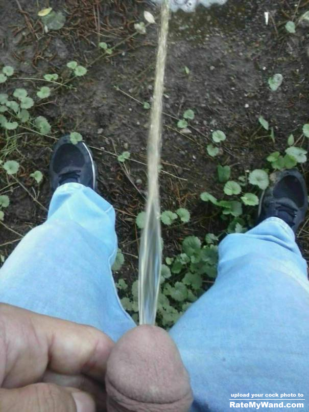 My fucking penis loves fucking pissing outside - Rate My Wand