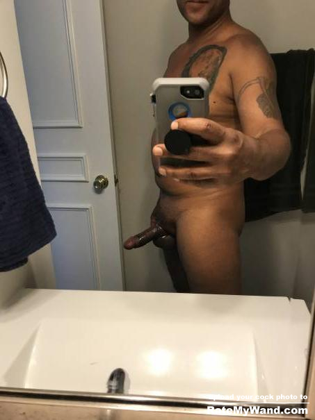 Mirror Selfie With Cockring - Rate My Wand