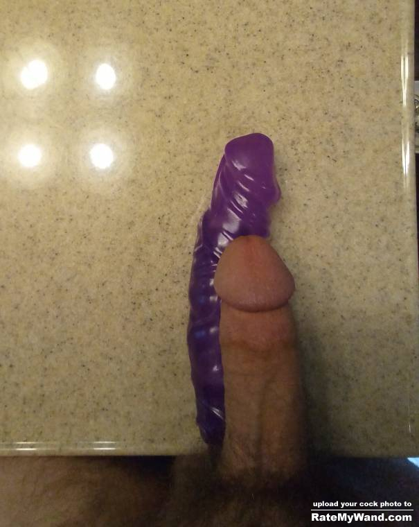 Wife's Dildo Compared To My Cock 2 - Rate My Wand